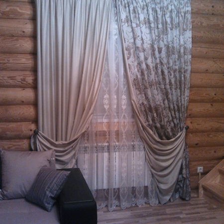 готовые шторы для гостиной блекаут