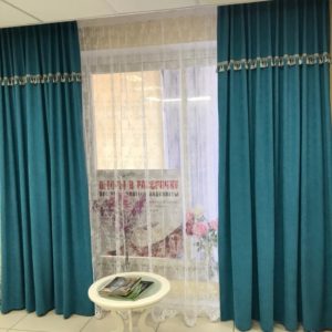 готовые шторы комплект тюль портьеры